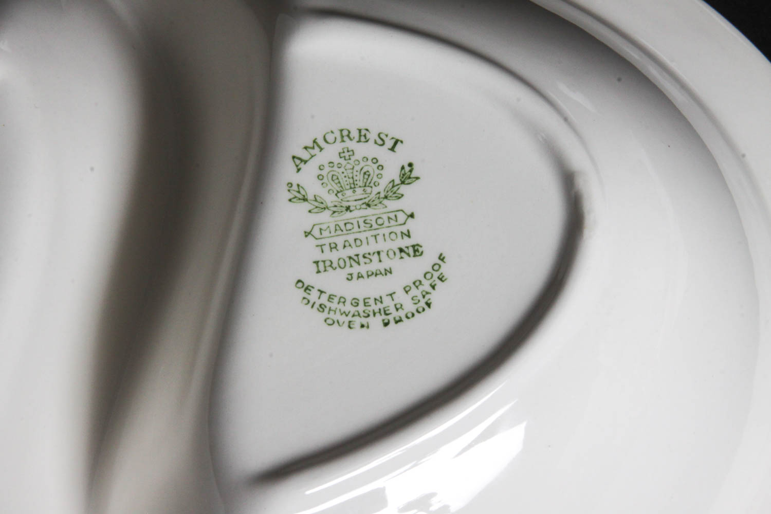 Pair of Amcrest Ironstone Dishes