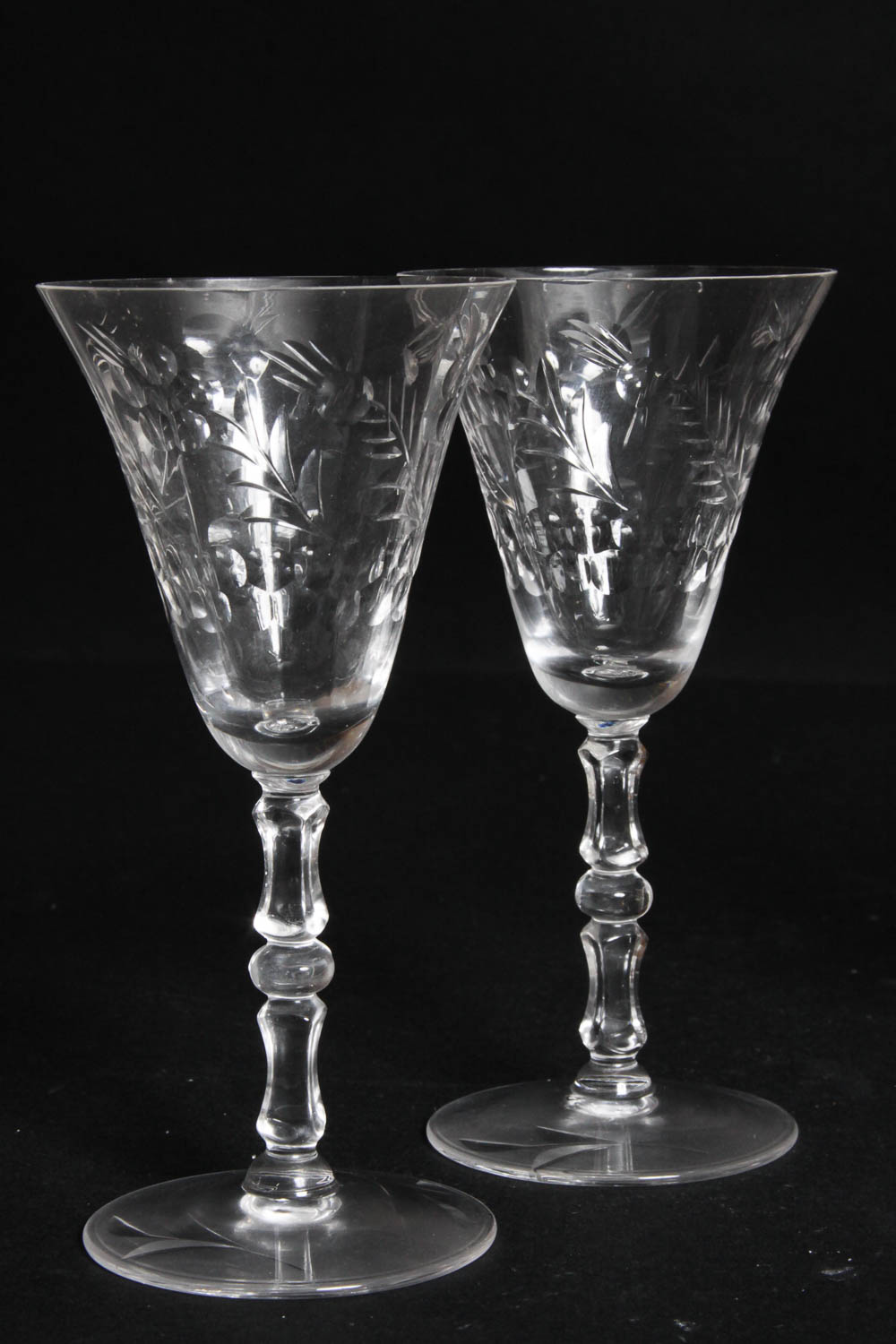 Collection of Engraved Drinking Glasses