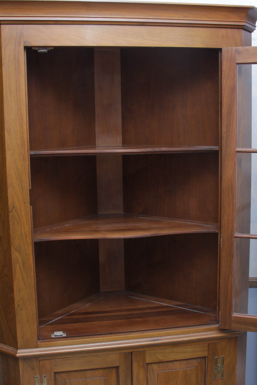 Solid Wood Corner Cabinet