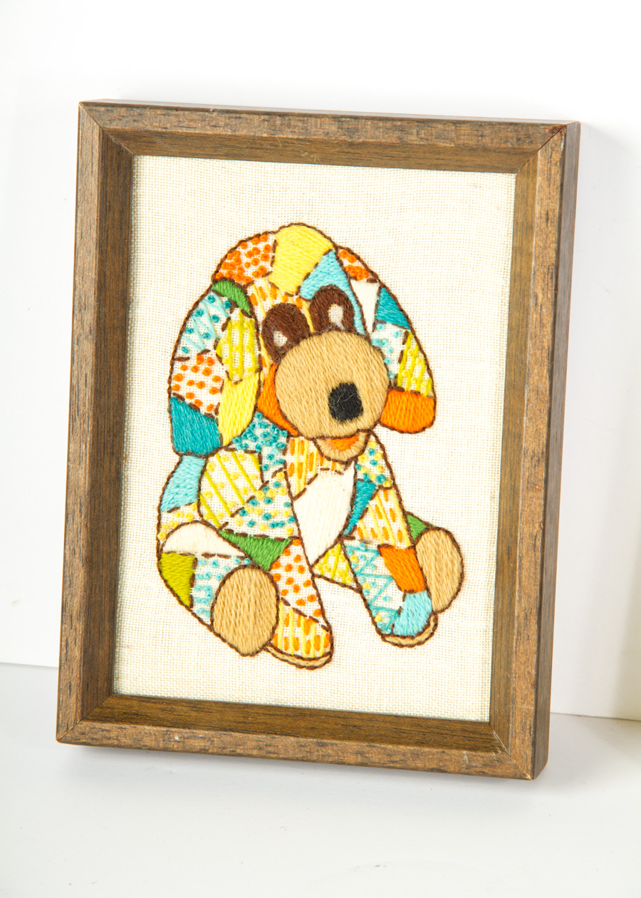 Vintage 1970’s Collection of Framed Needlepoints