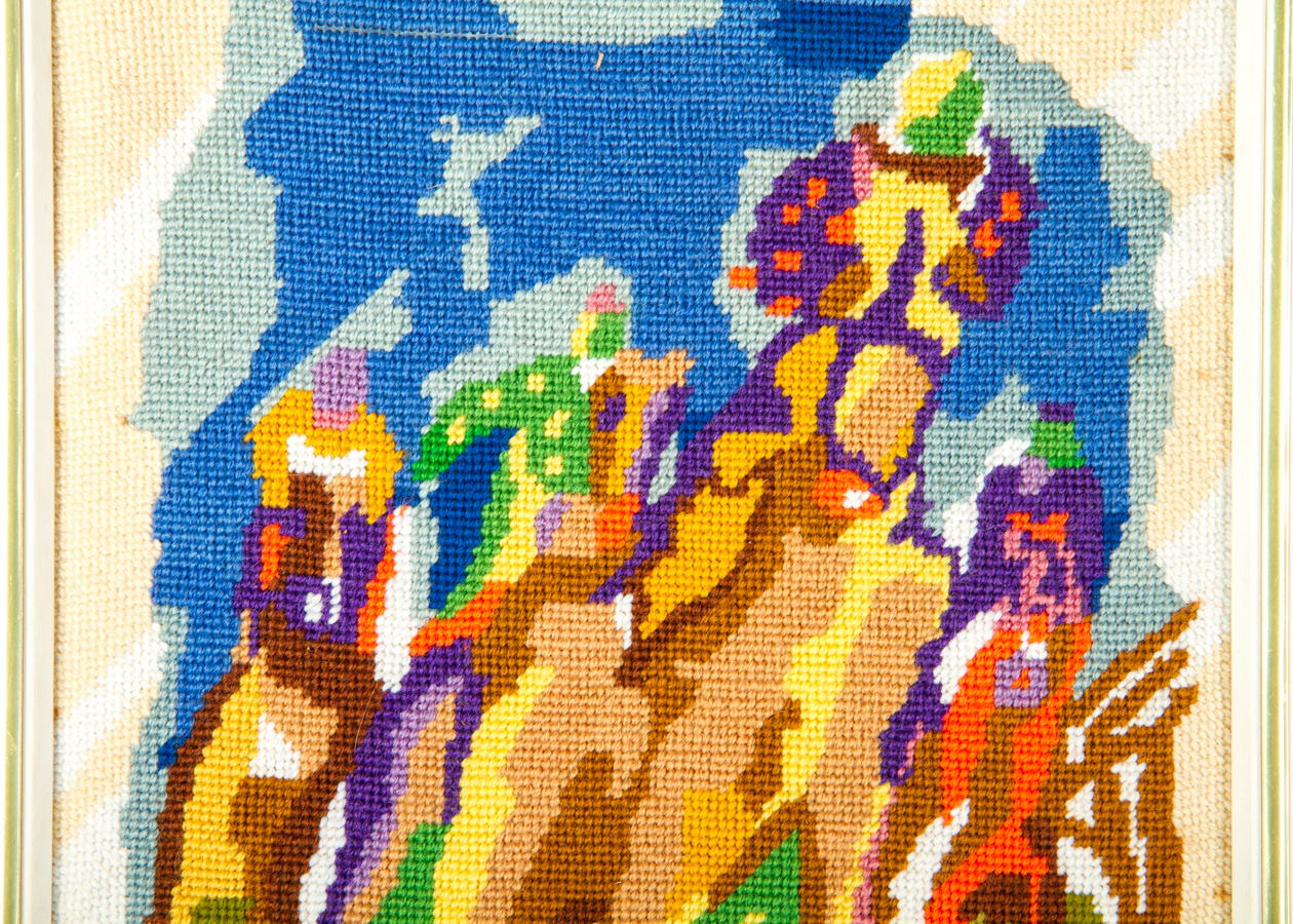 Vintage 1970’s Collection of Framed Needlepoints