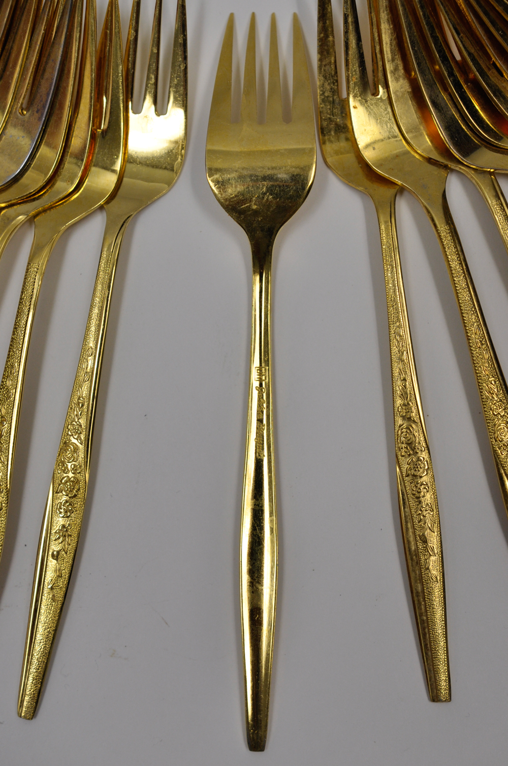 Gold Plated JH Carlyle "Golden Bouquet" Flatware