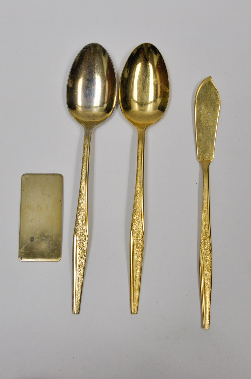 Gold Plated JH Carlyle "Golden Bouquet" Flatware