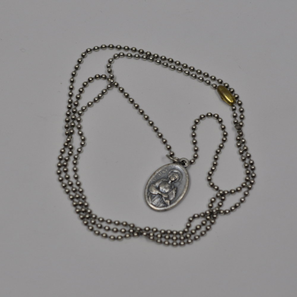 St. Cecily And St. Agnes Pendant and Chain