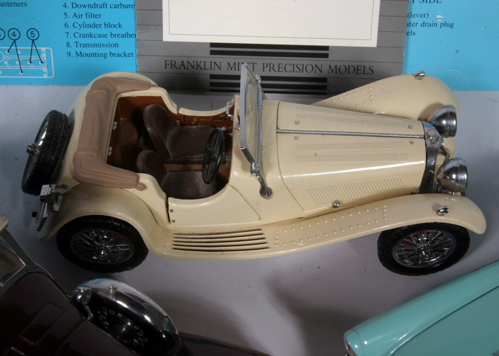 Franklin Mint Die-Cast Model Cars