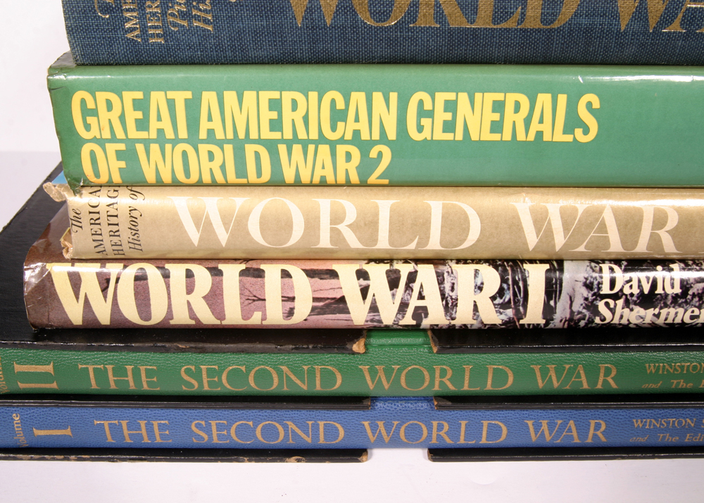 Collection of WWI and WWII Hardcover Books