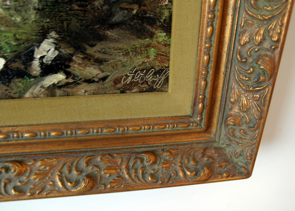 Original Forest Landscape Oil Painting