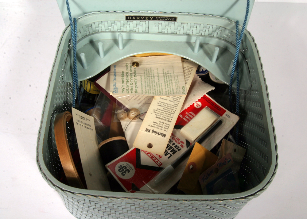 Vintage Harvey Sewing Box with Supplies