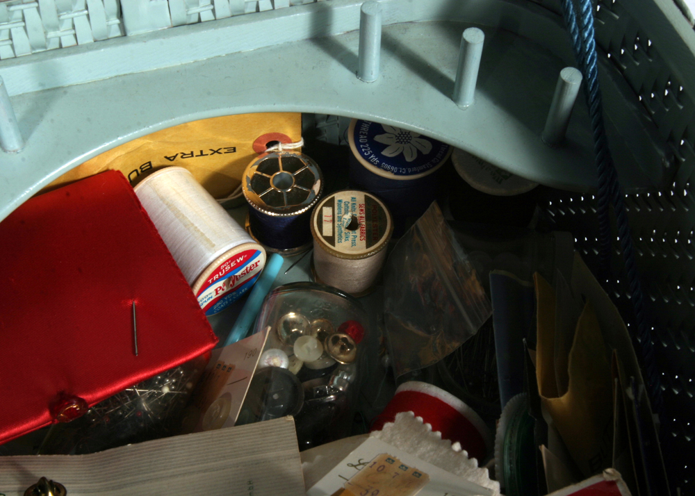 Vintage Harvey Sewing Box with Supplies