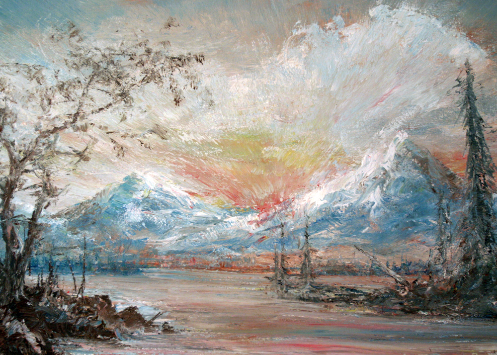 John Higar Signed Original Acrylic Landscape