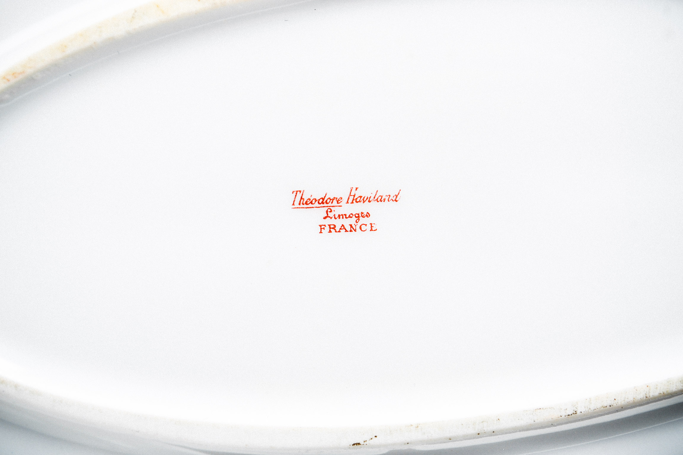 Grouping of Three Gold Limoges Serving Pieces