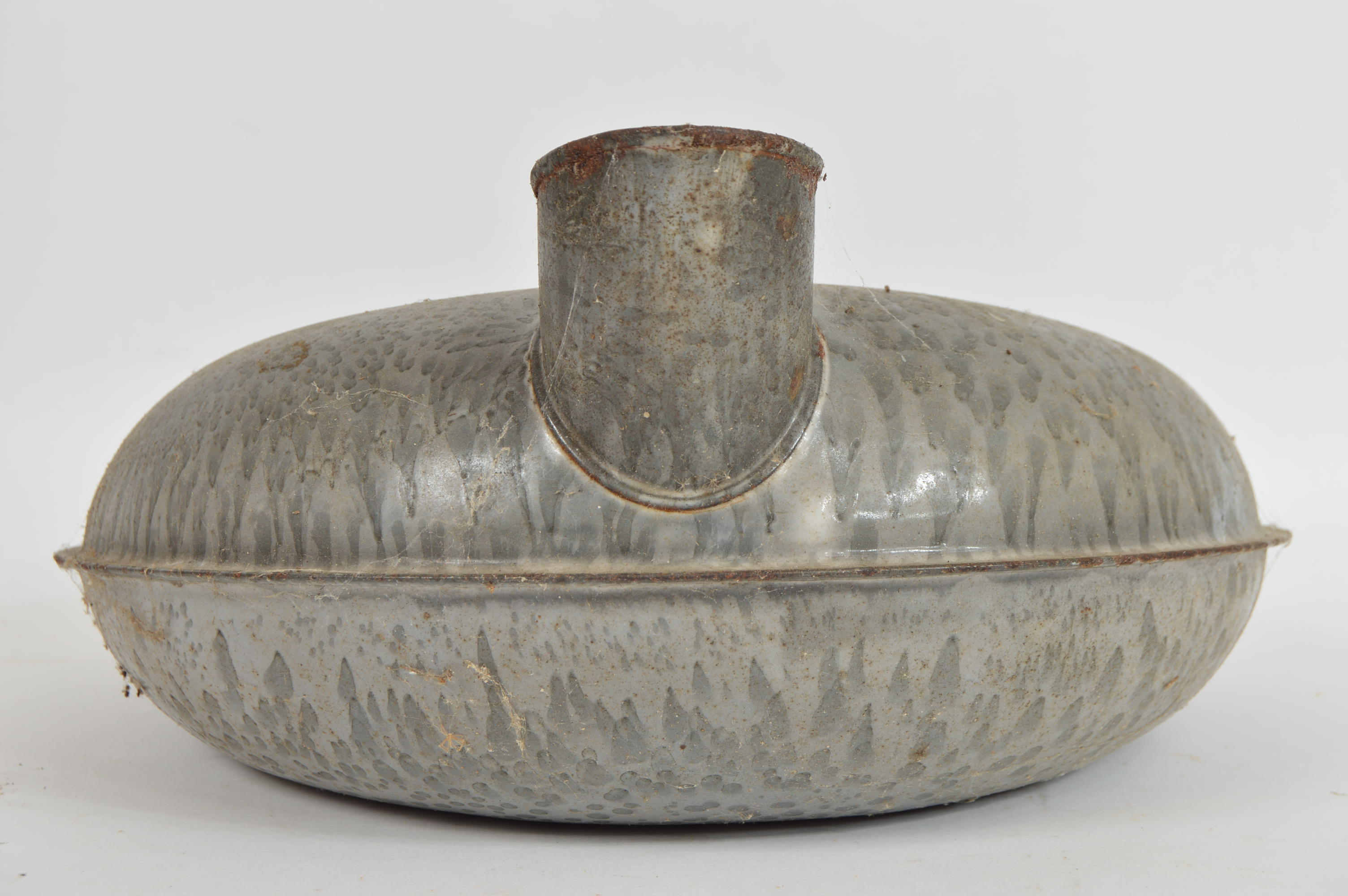 Vintage Metal Cobbler's Last on Stand, Wooden Last, and Metal Bed Pan