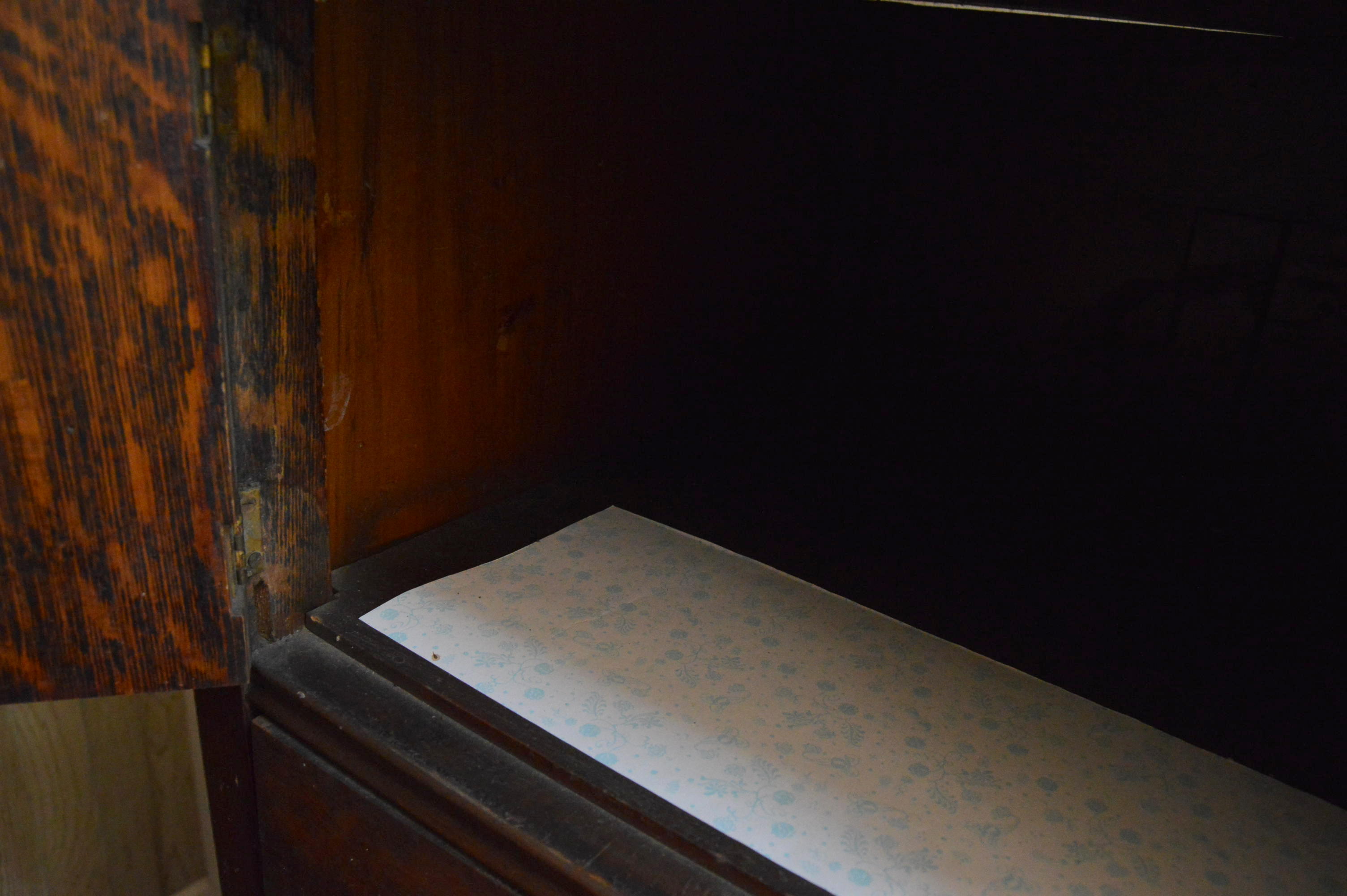 Vintage Chest Armoire Clothes Cabinet