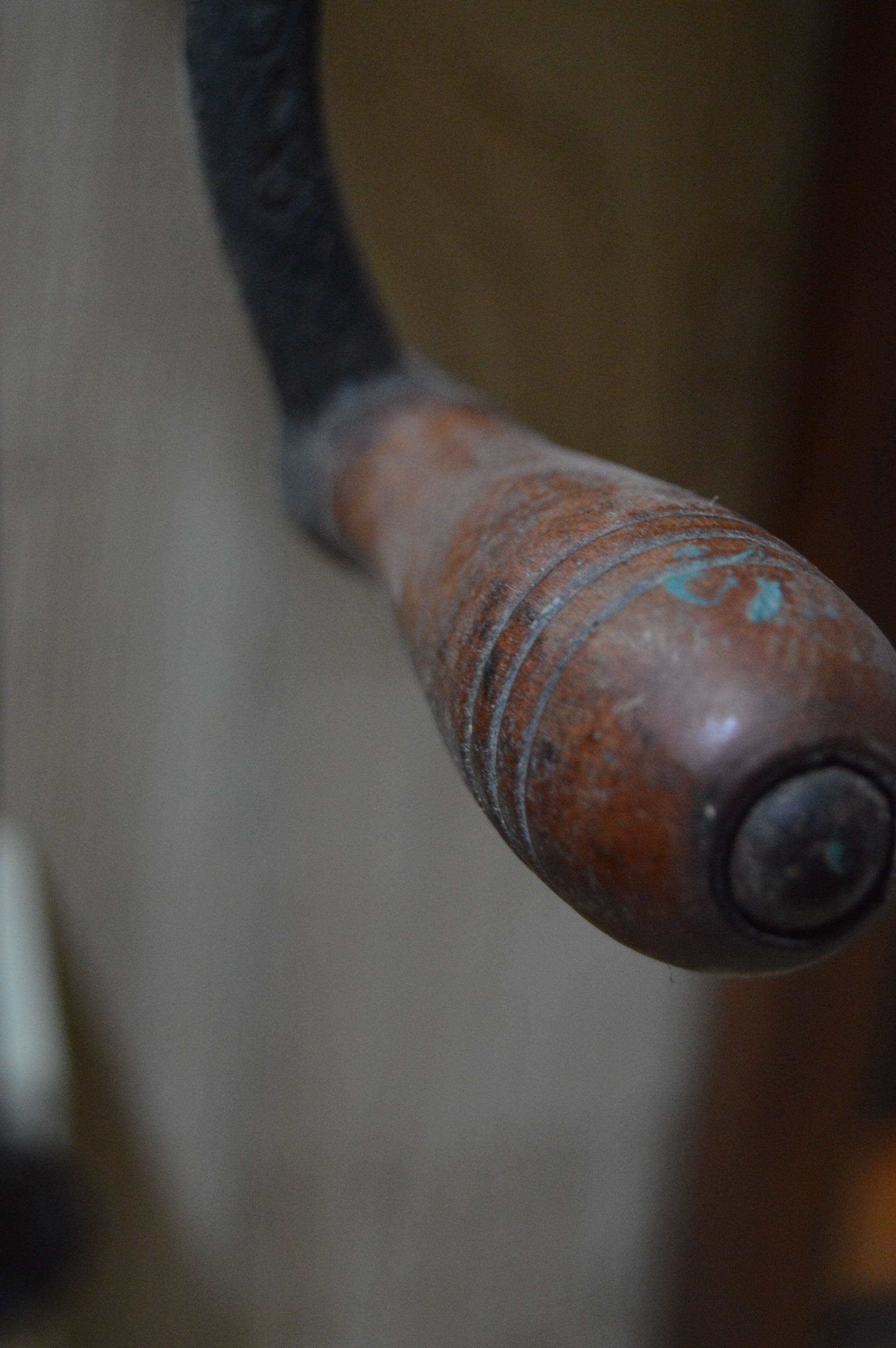 Wall Sconce Lamp Made From a Vintage Coffee Grinder