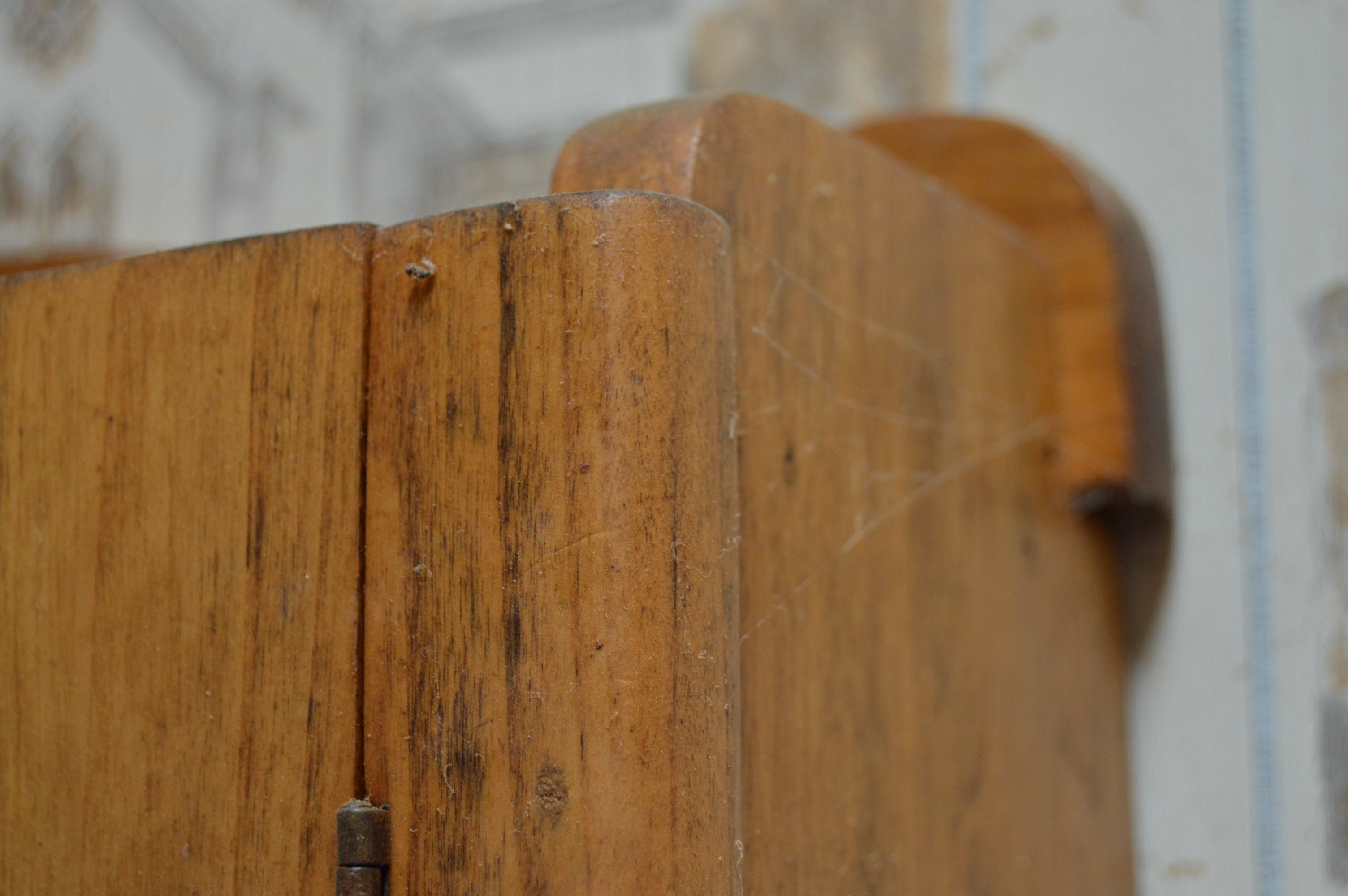 Wooden Medicine Cabinet with Towel Bar