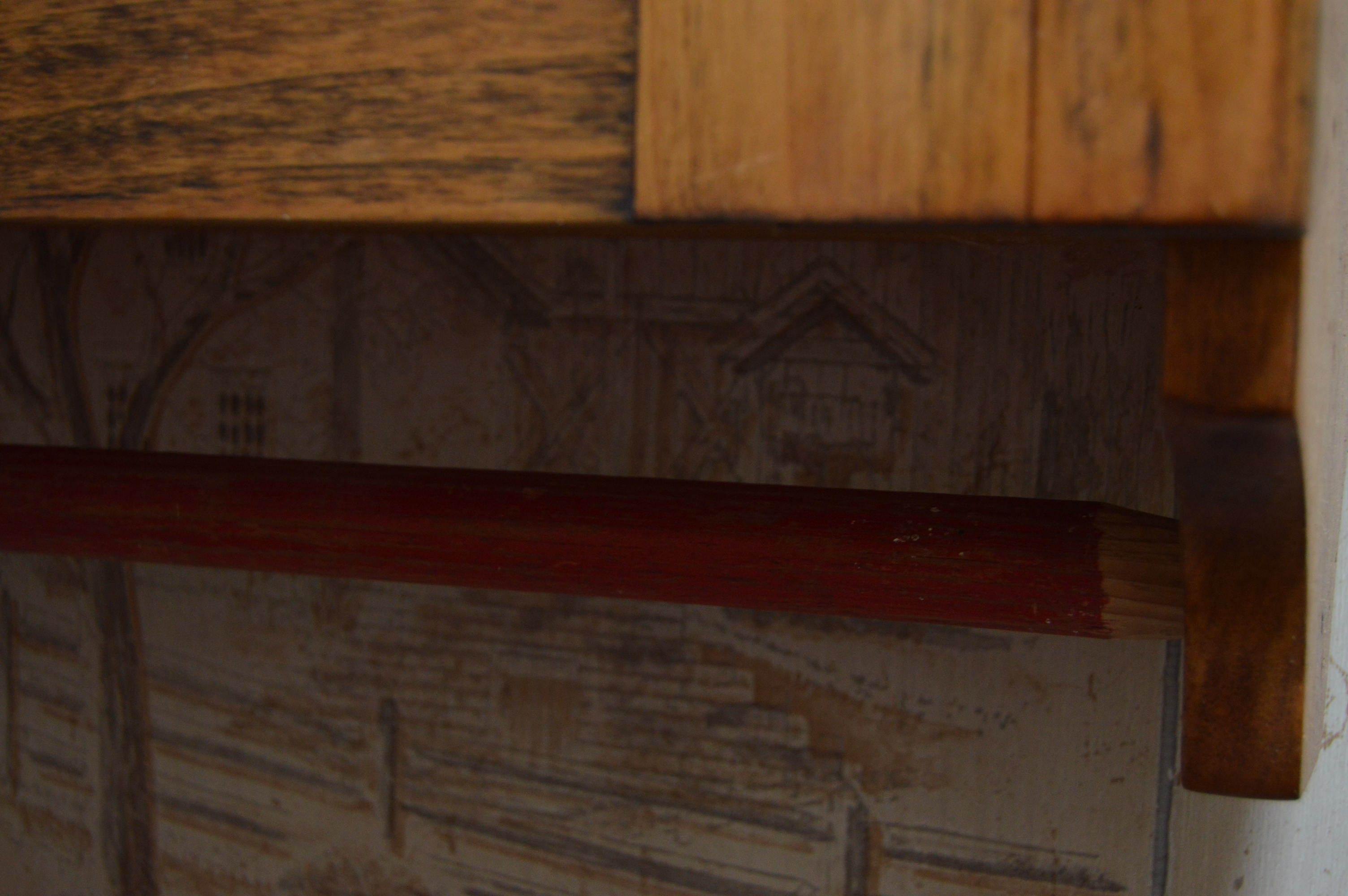 Wooden Medicine Cabinet with Towel Bar