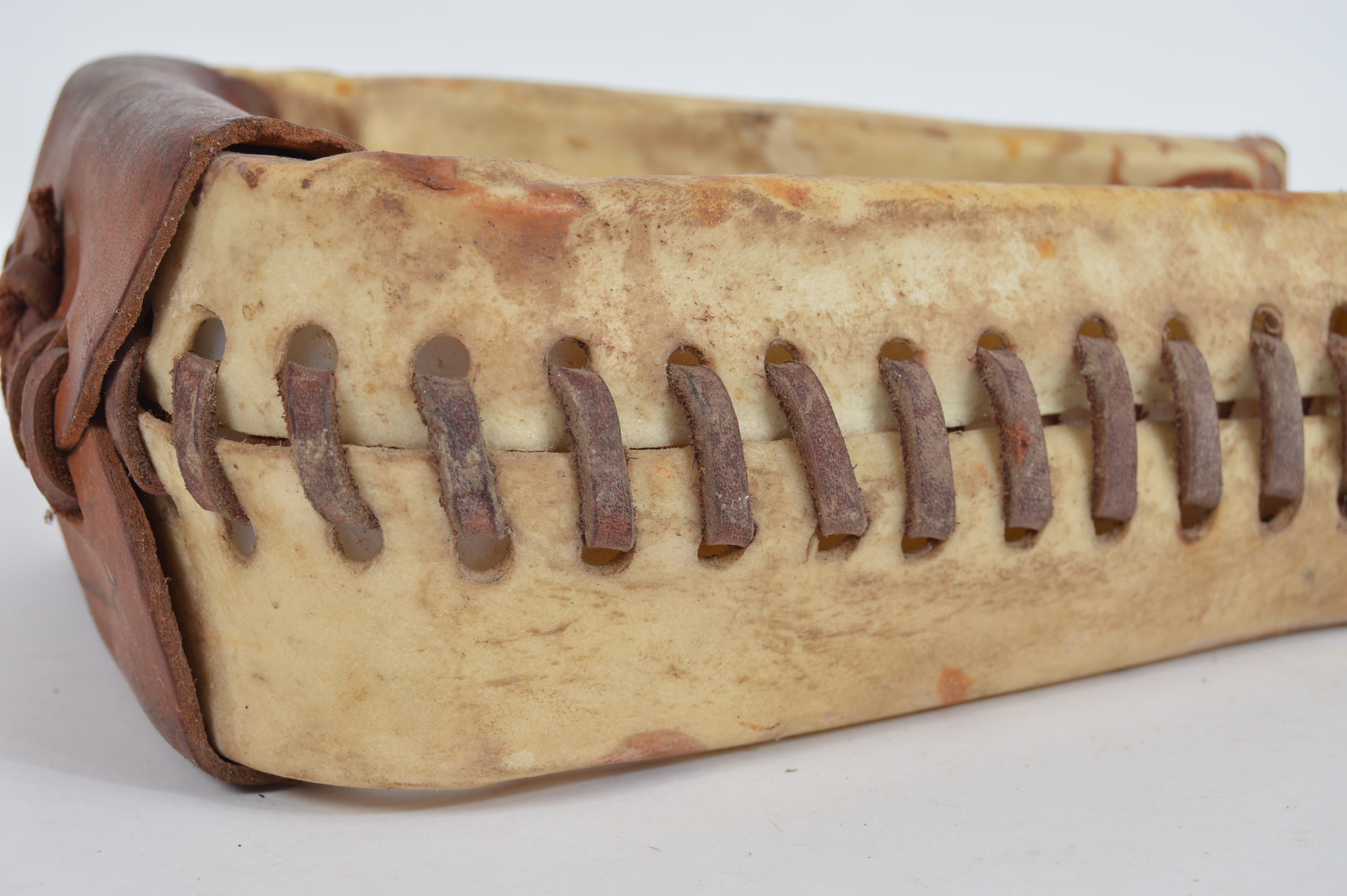 Vintage Rawhide and Leather Bell Stirrup