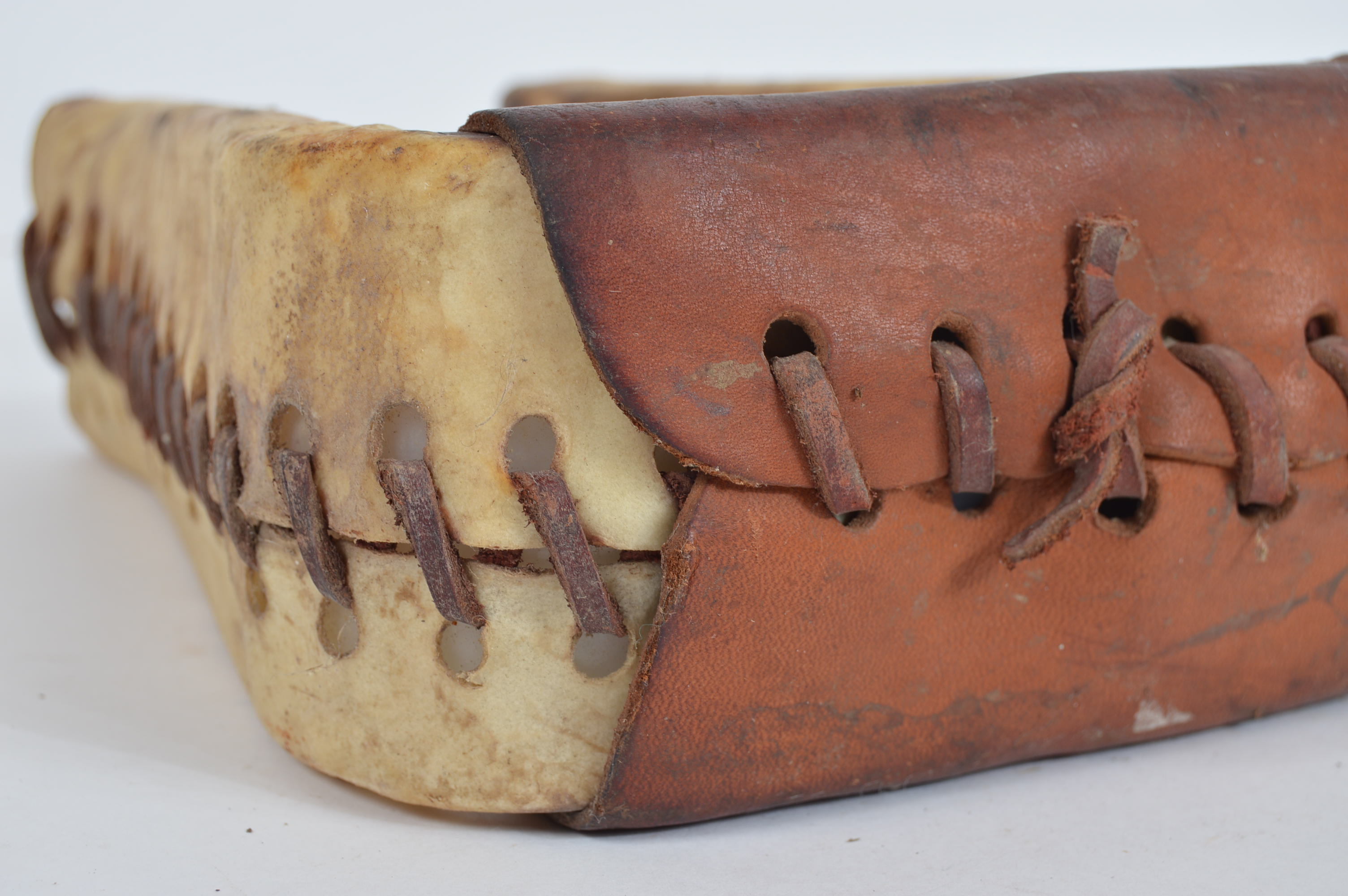 Vintage Rawhide and Leather Bell Stirrup