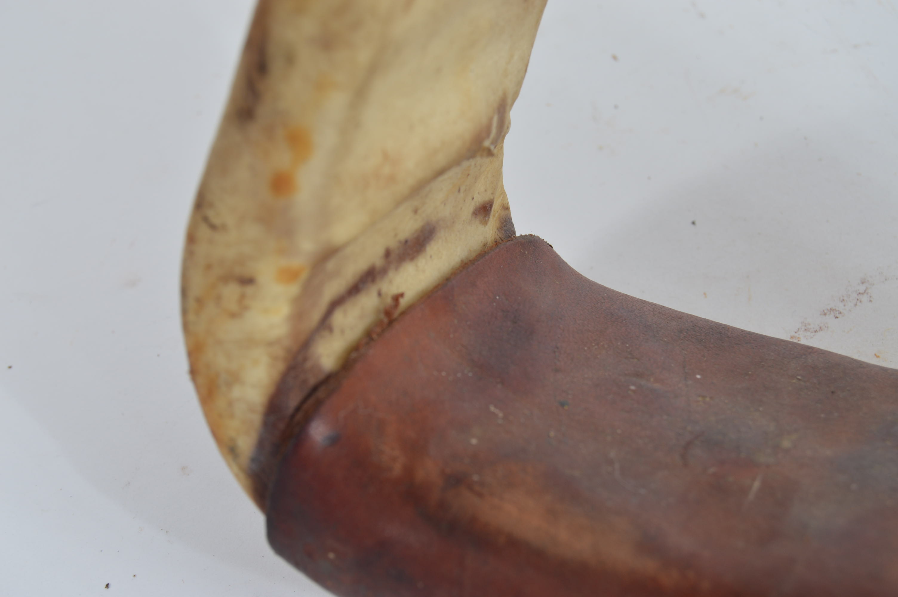 Vintage Rawhide and Leather Bell Stirrup