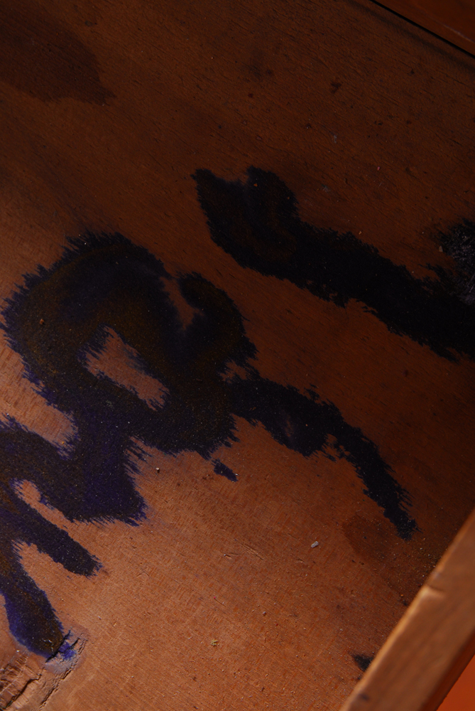 Antique Cherry Step Back Cupboard