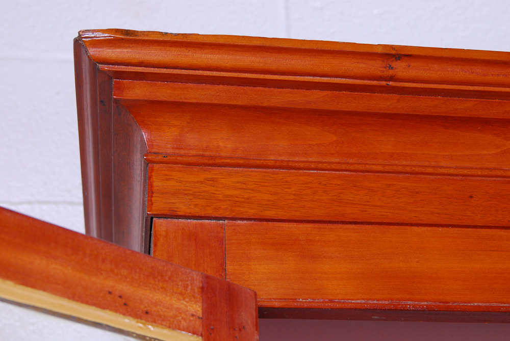 Antique Cherry Step Back Cupboard