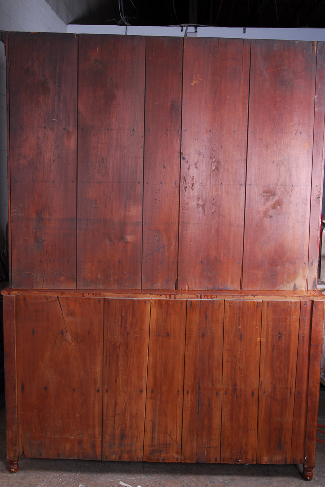 Antique Cherry Step Back Cupboard