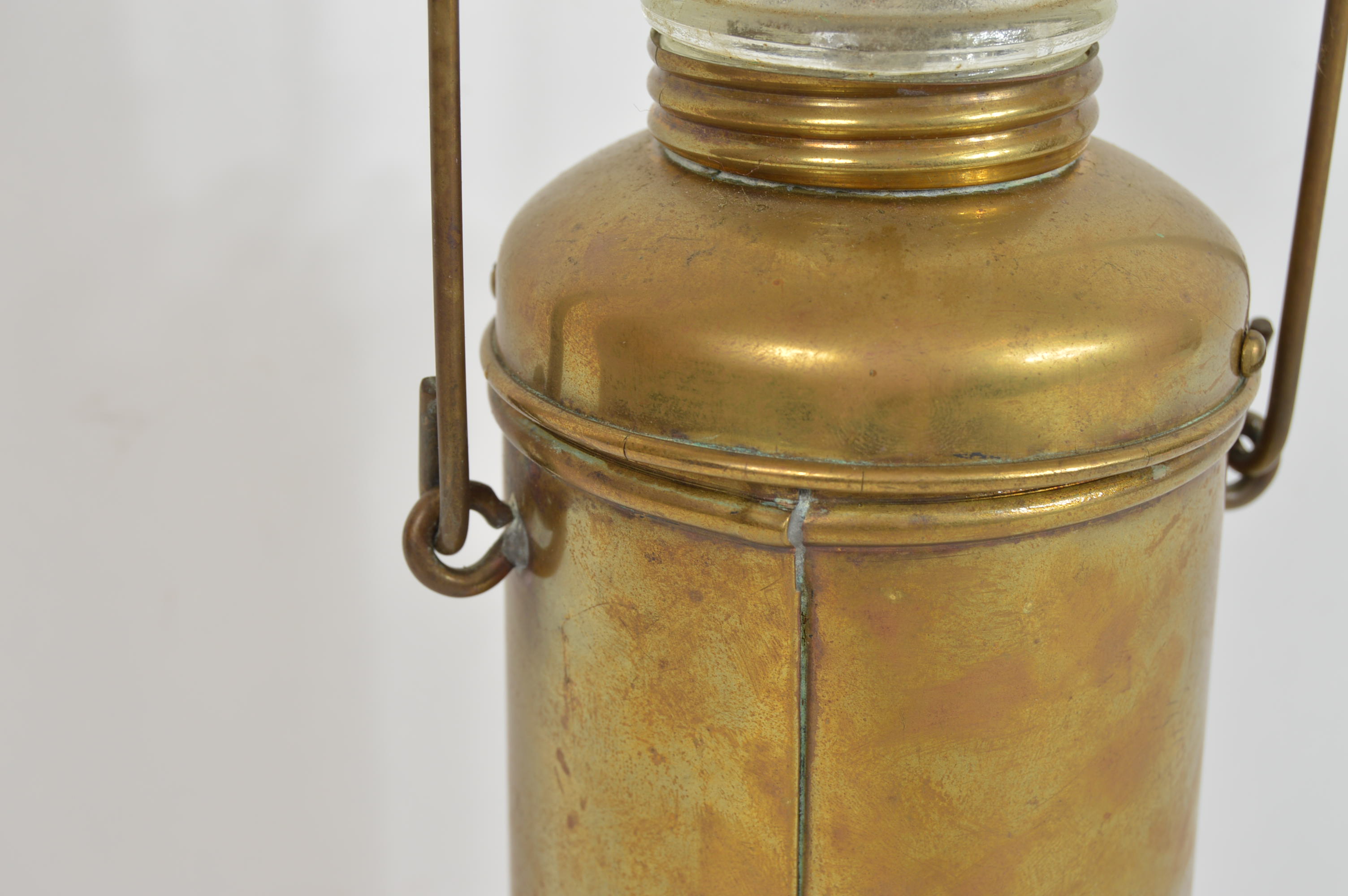 Vintage Brass Hanging Lantern