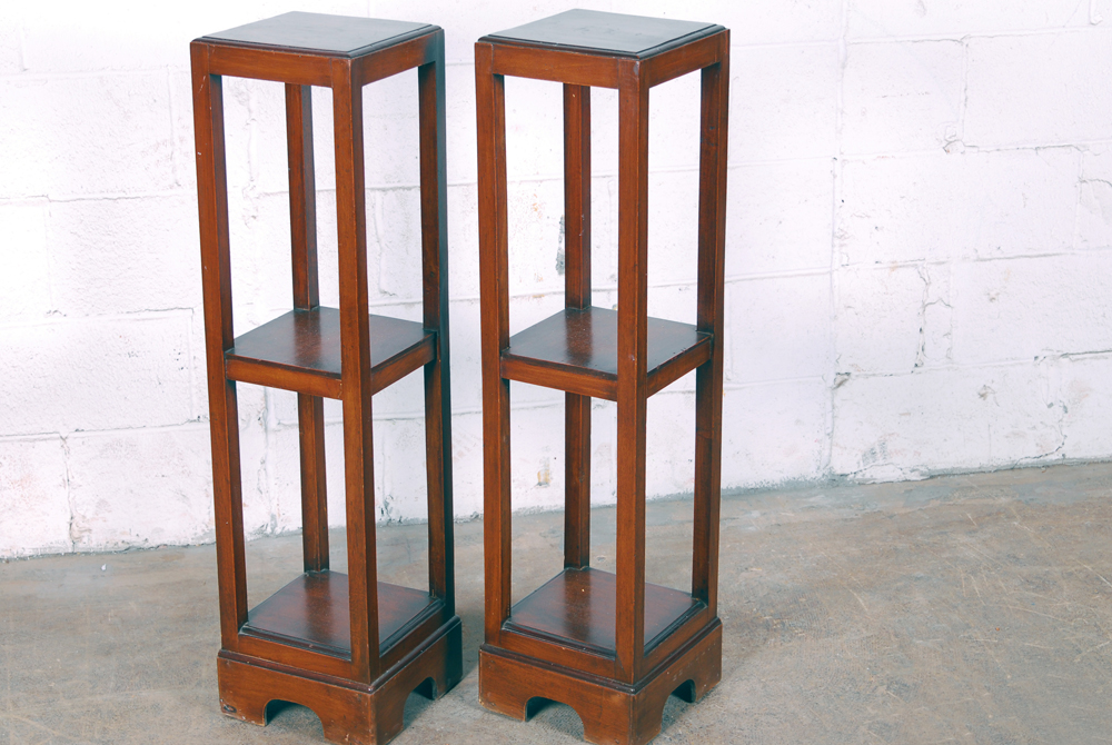 Wooden Display Shelves