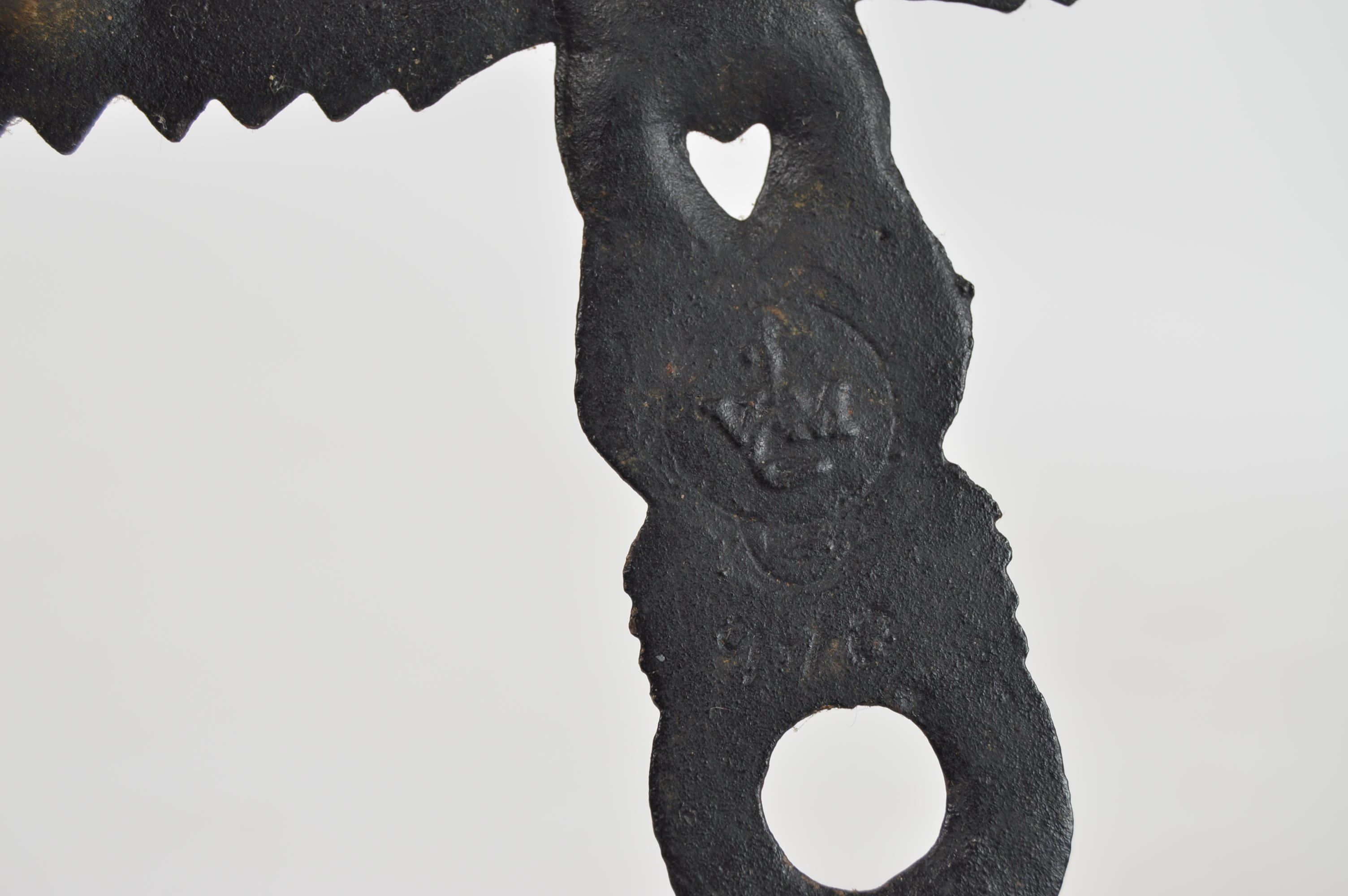 Pair of Vintage Ornate Cast Iron Trivets