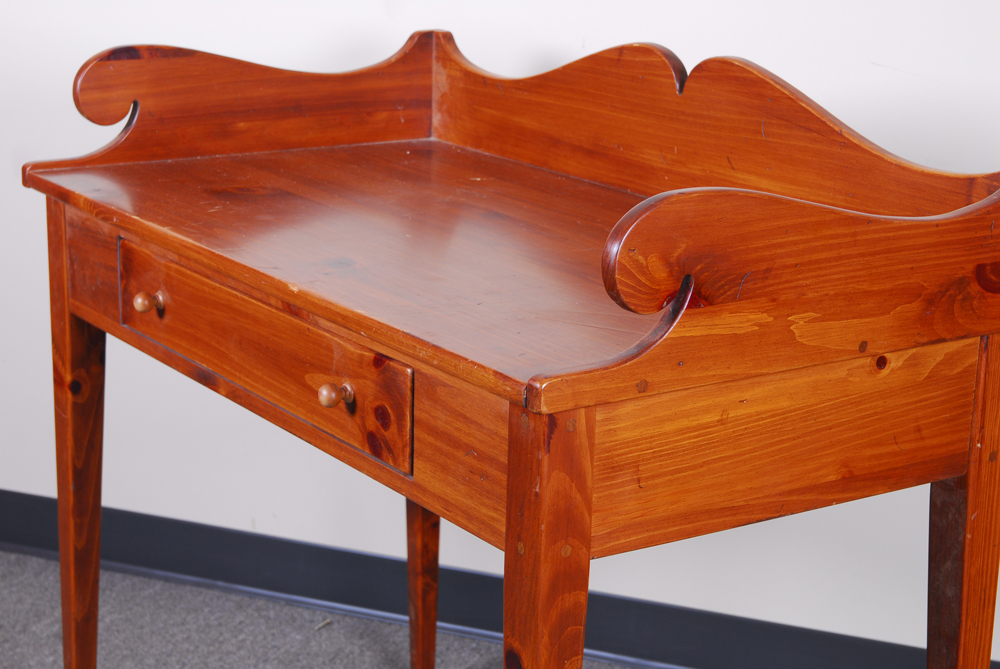 Ethan Allen Pine Side Table