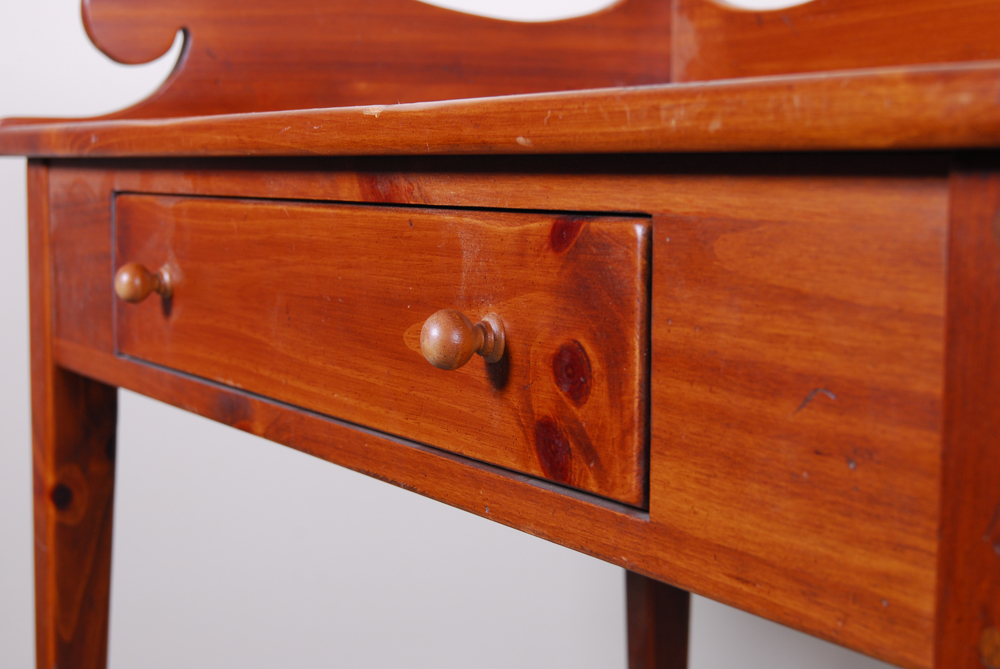 Ethan Allen Pine Side Table