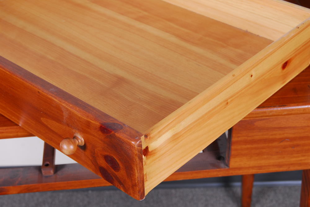 Ethan Allen Pine Side Table