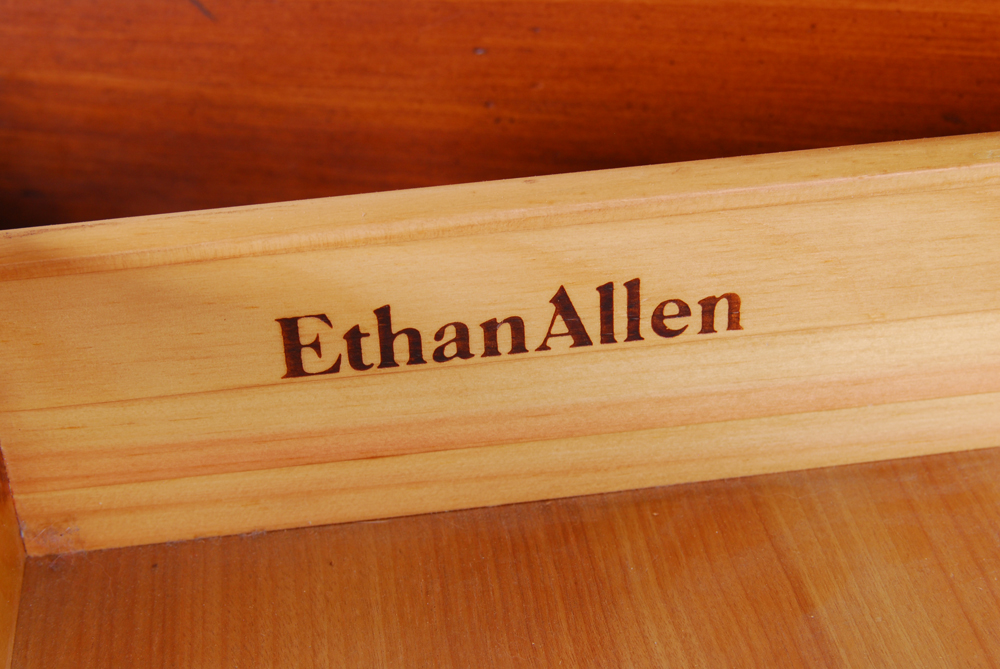Ethan Allen Pine Side Table