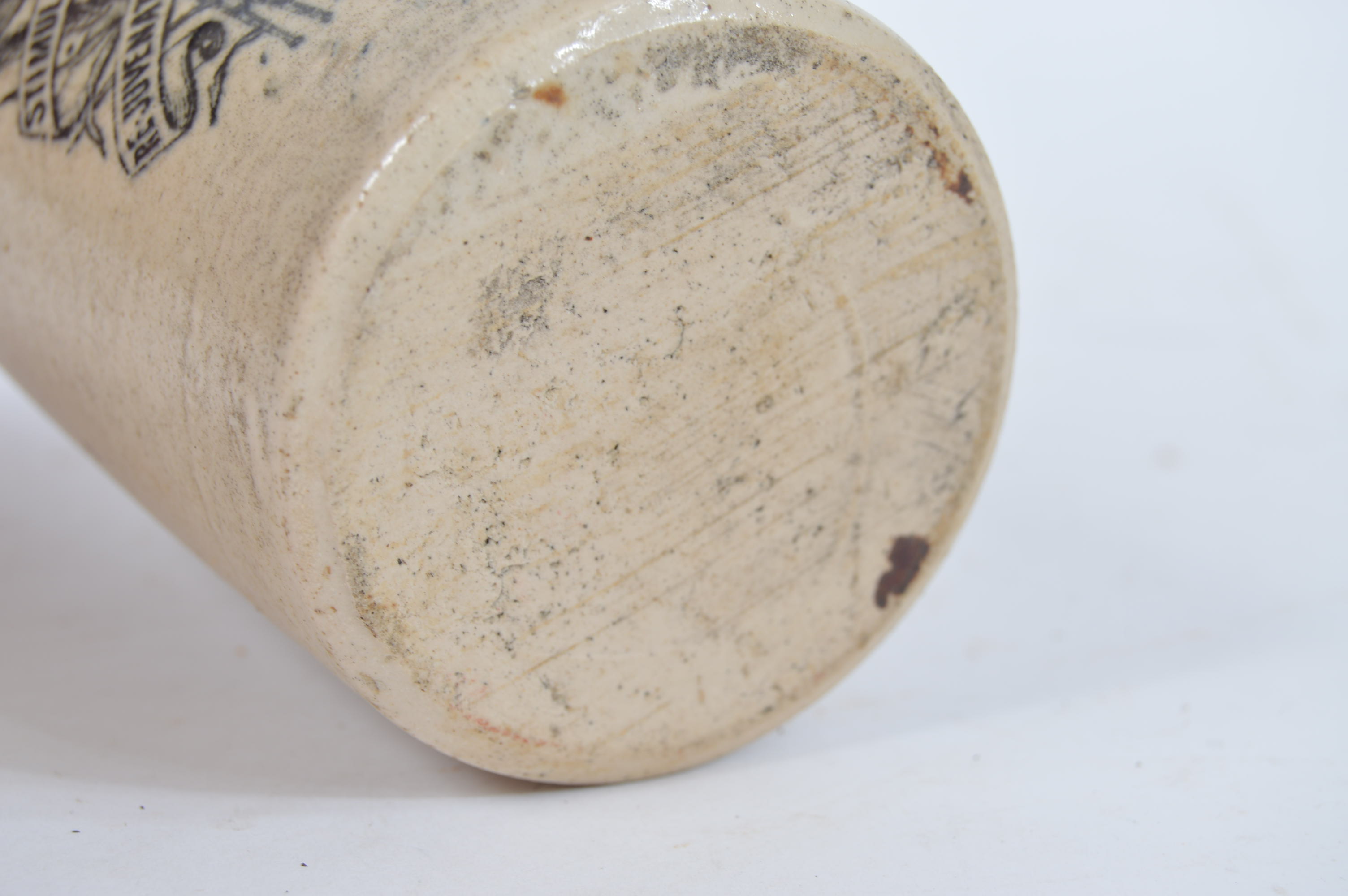 Pair of Vintage Moerlein's Old Jug Lager Earthenware Beer Bottles