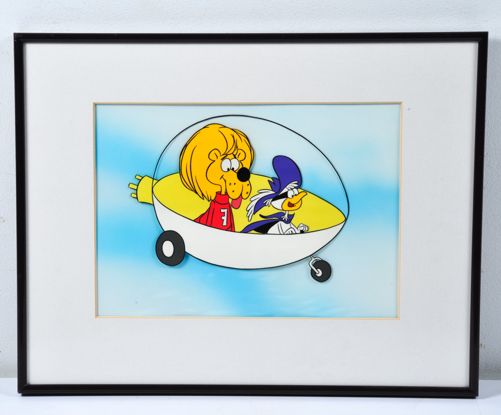 1988 Original "Super Chicken & Fred" Animation Cel by Listed Artist Jay Ward