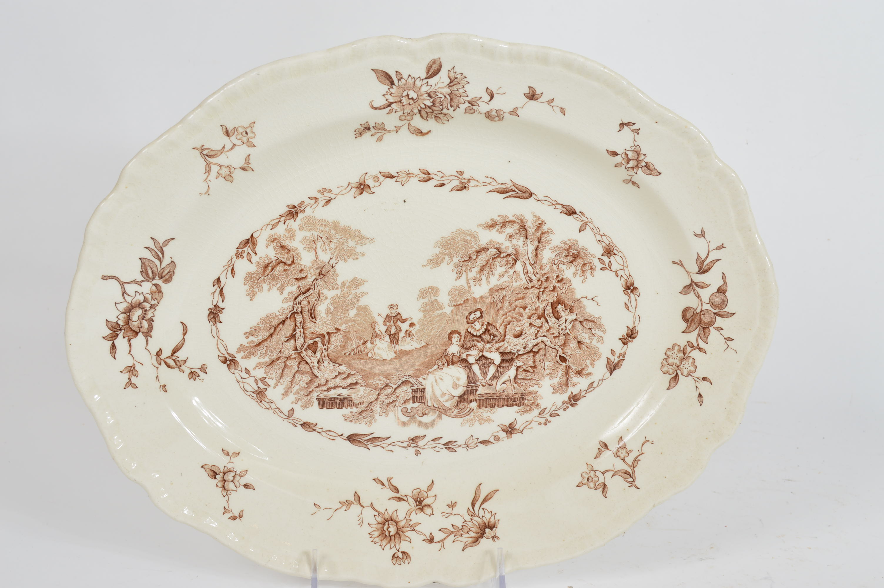 Mason's Ironstone "Watteau" Pattern Serving Pieces