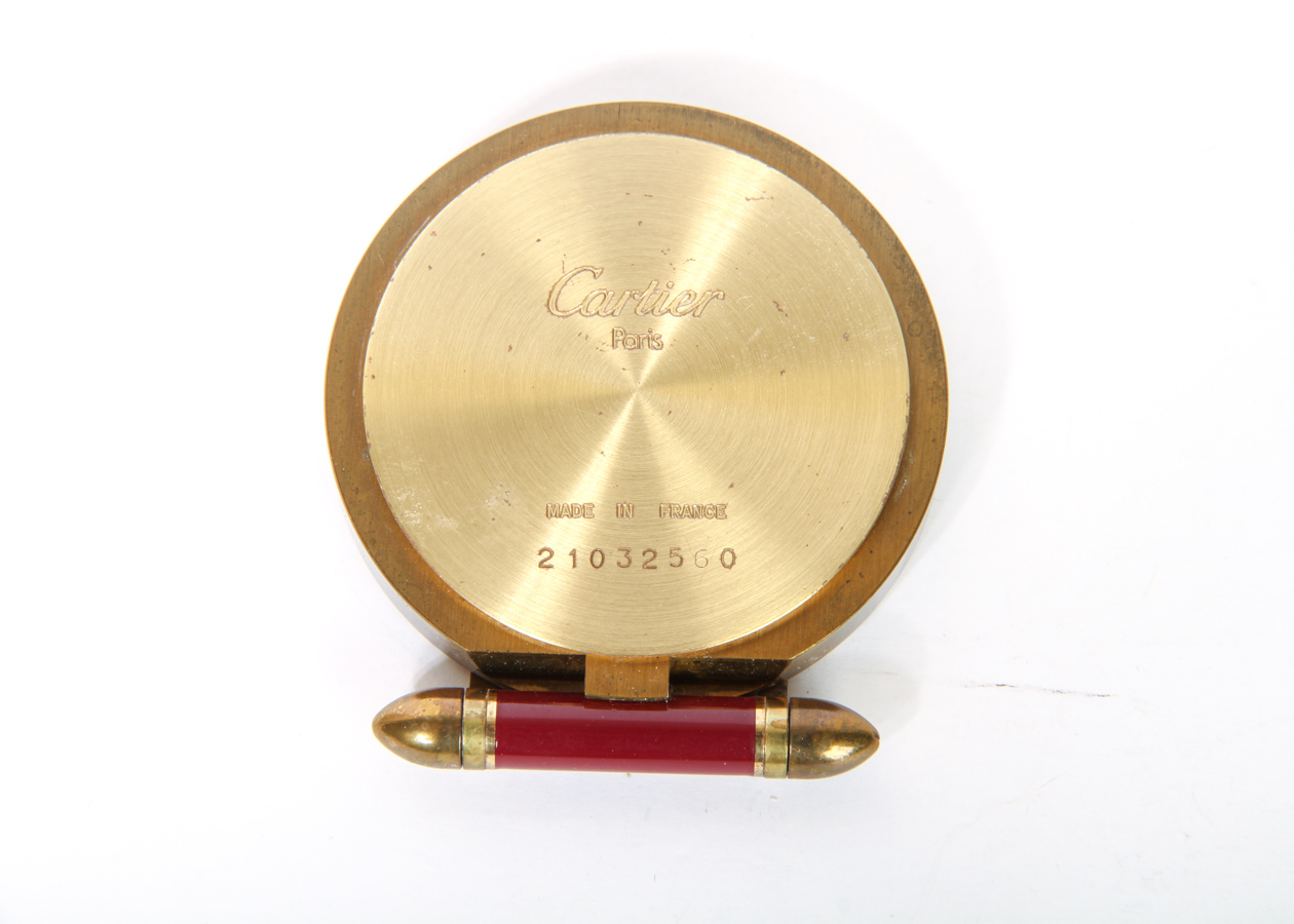 Vintage Cartier Brass Keepsake Hinged Photo Frame