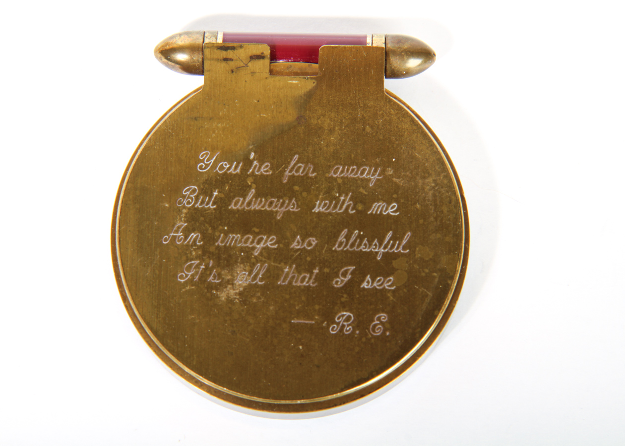 Vintage Cartier Brass Keepsake Hinged Photo Frame