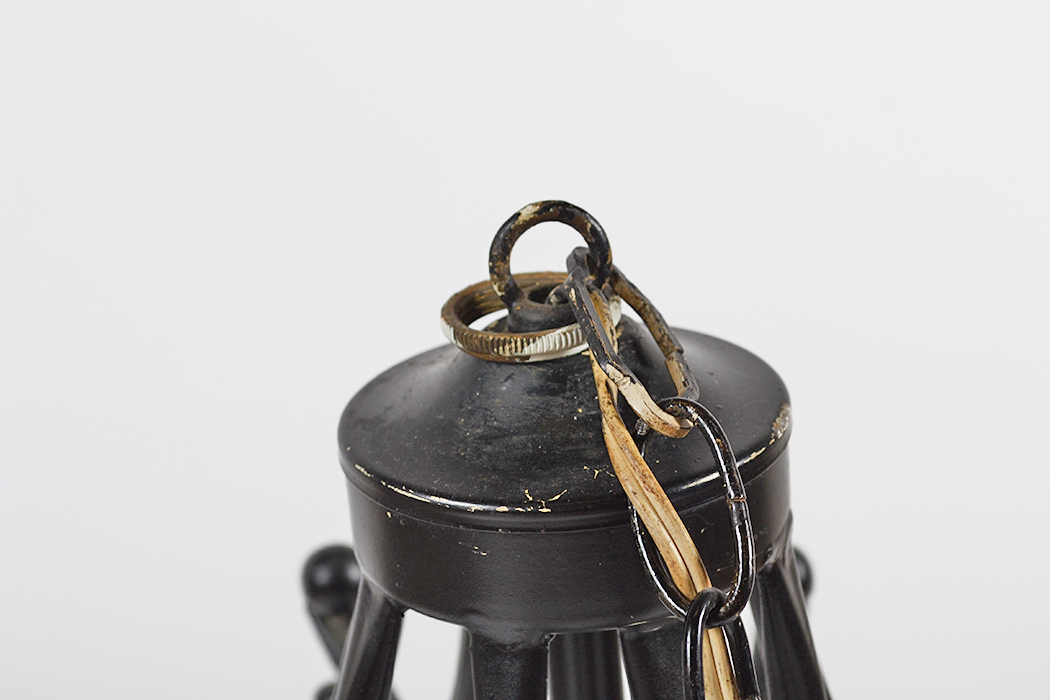 Wrought Iron Asian Style Chandelier