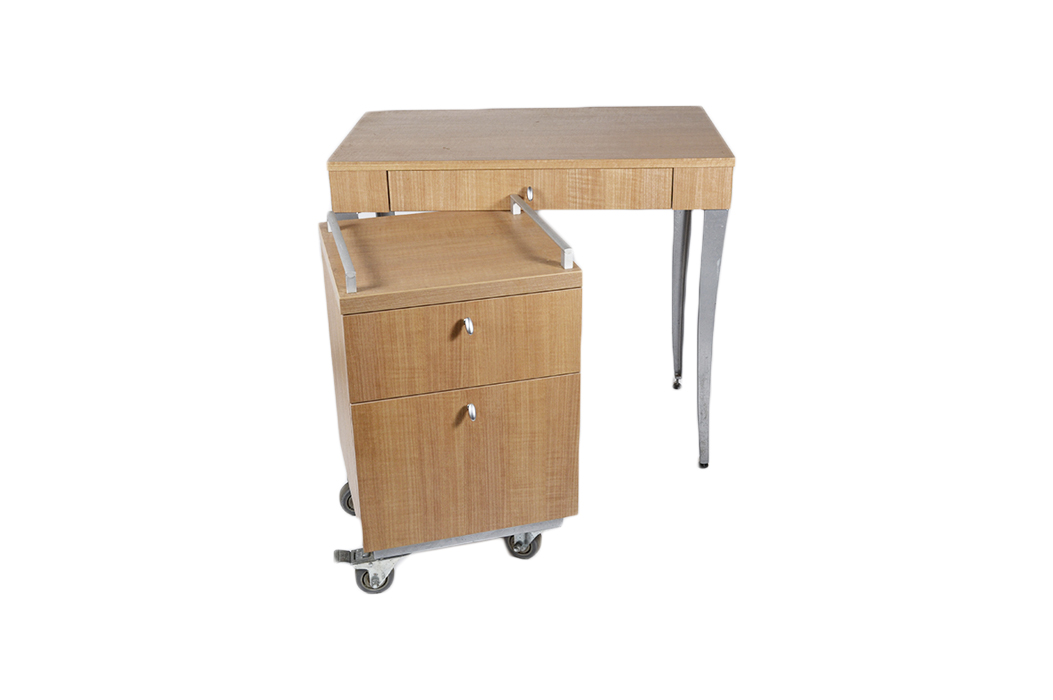 Belvedere Company Commercial Side Table and Rolling Cart
