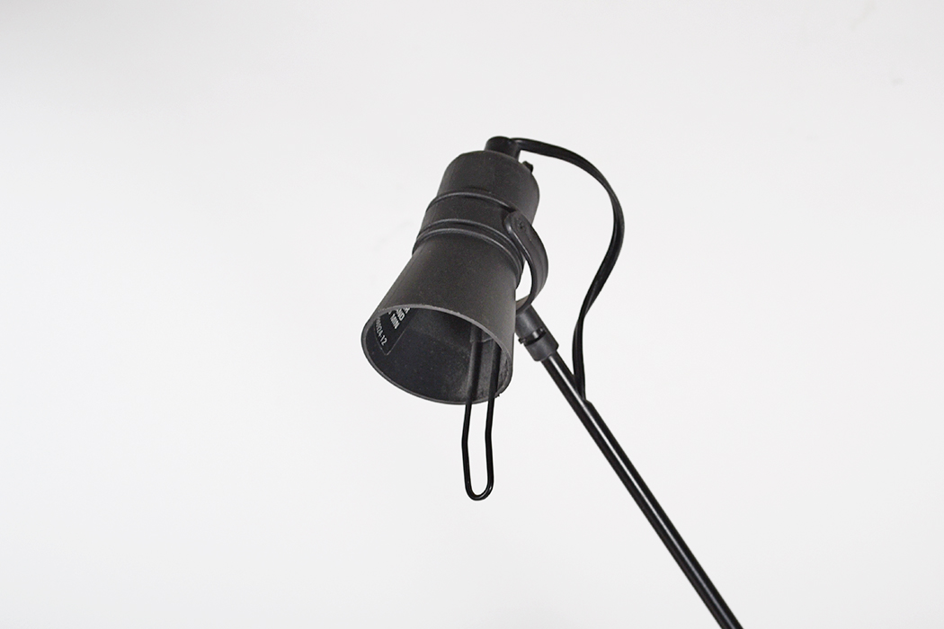 Black Adjustable Position Floor Lamp