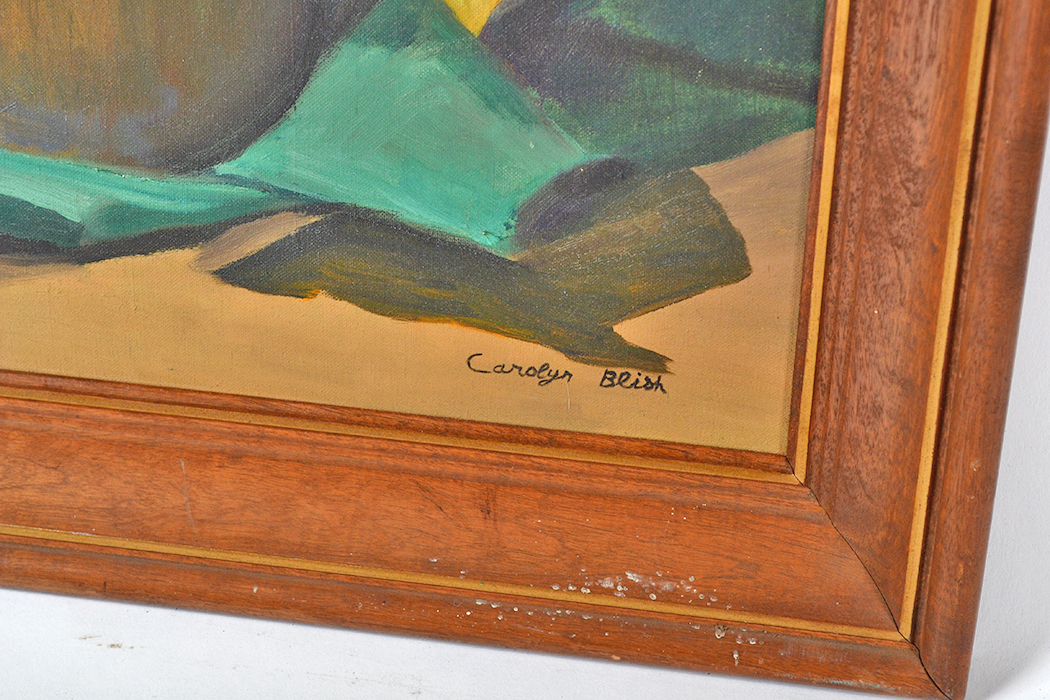 Carolyn Blish Still Life Oil on Canvas Painting