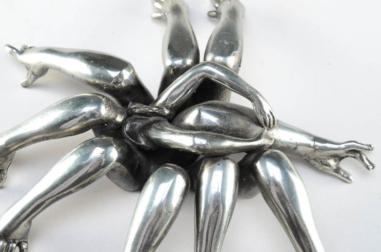 Jeffrey Koster Signed Zinc Sculpture