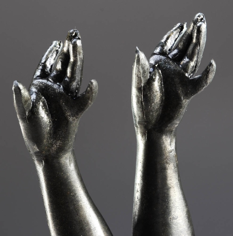 Jeffrey Koster Signed Zinc Sculpture