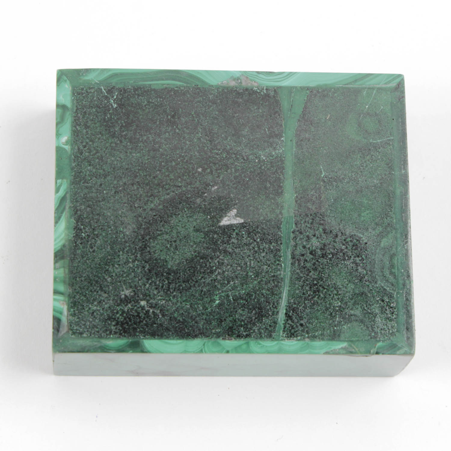 Brass Container with Agate Top and Malachite Box