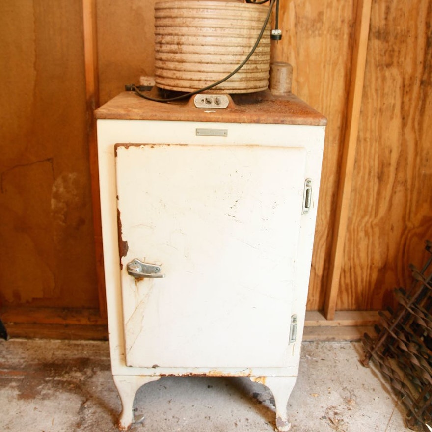 Vintage General Electric Monitor Top Refrigerator