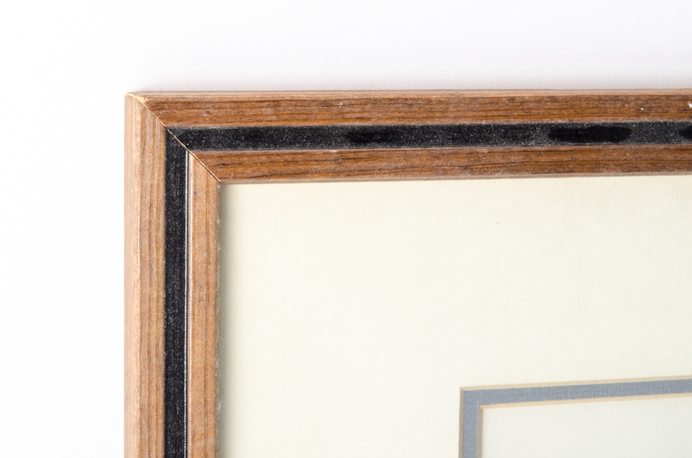 Fran Scully "Along Marginal Way" Hand Colored Monotype Print