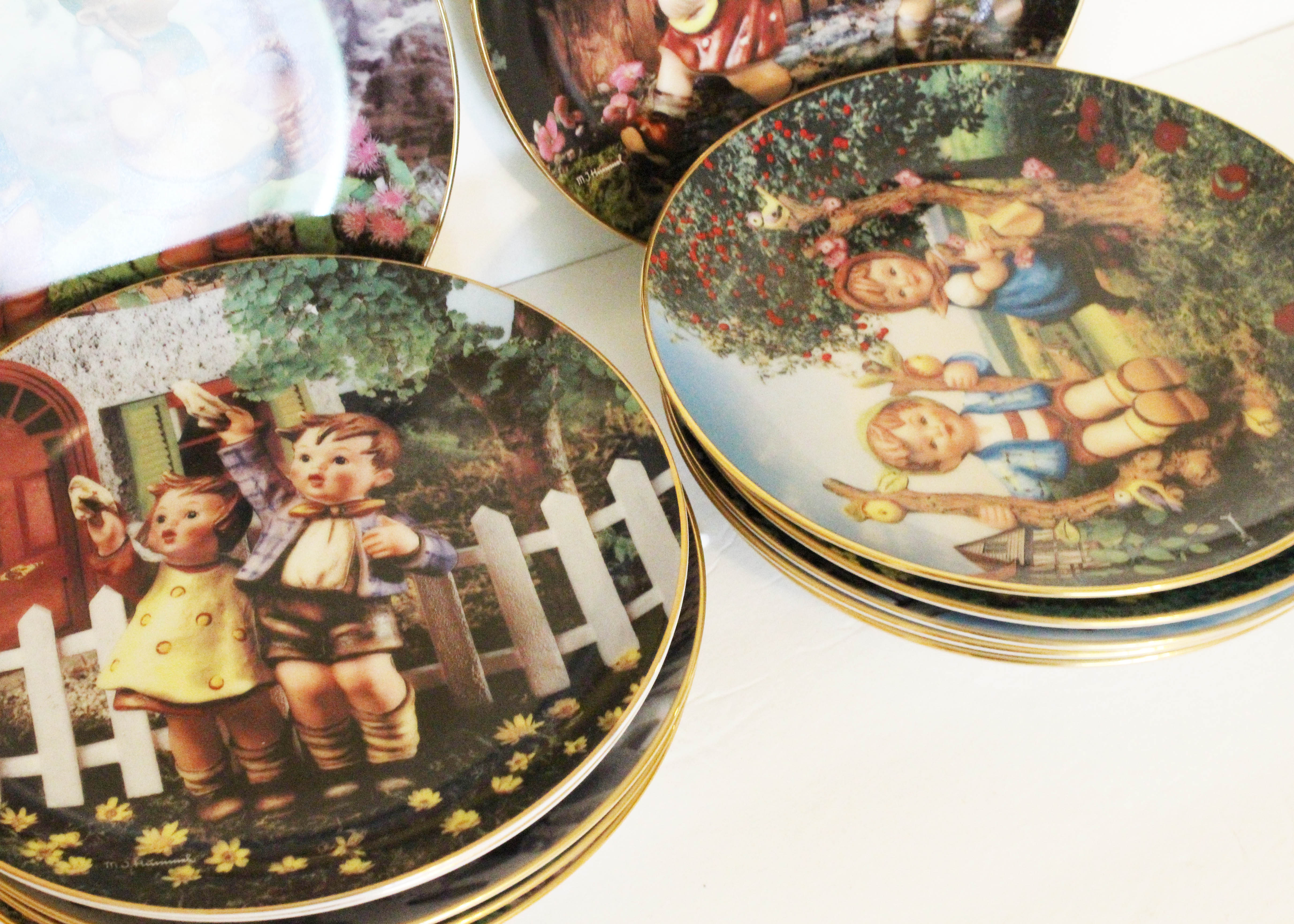 Eleven Hummel "Little Companion" Plates