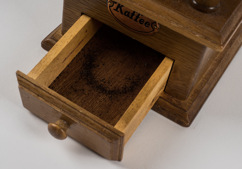 Wood and Metal Coffee Grinder