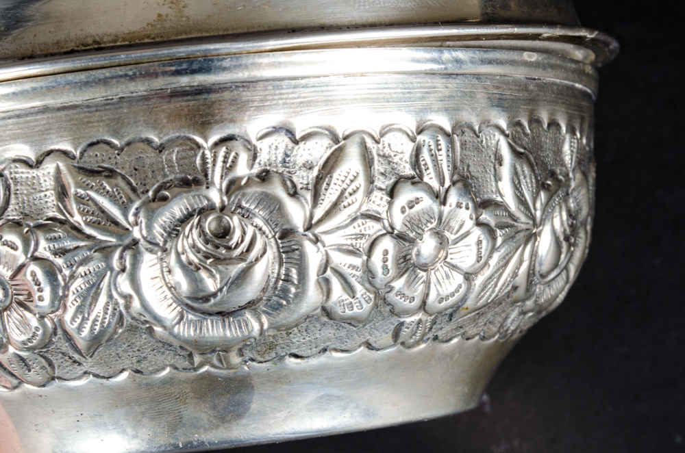 Handmade 800 Silver Esrog Box